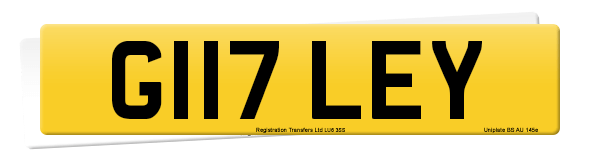 Registration number G117 LEY